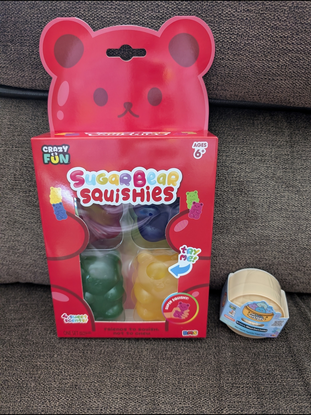 Crazy Fun RMS Sugar Bear Squishies & Mini Mystery Dumping